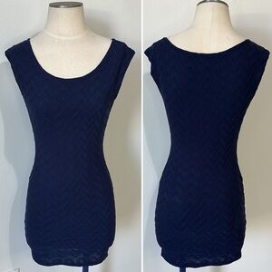 Tobi Karina Navy Blue Bodycon Dress - S